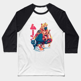 Anime girl Baseball T-Shirt